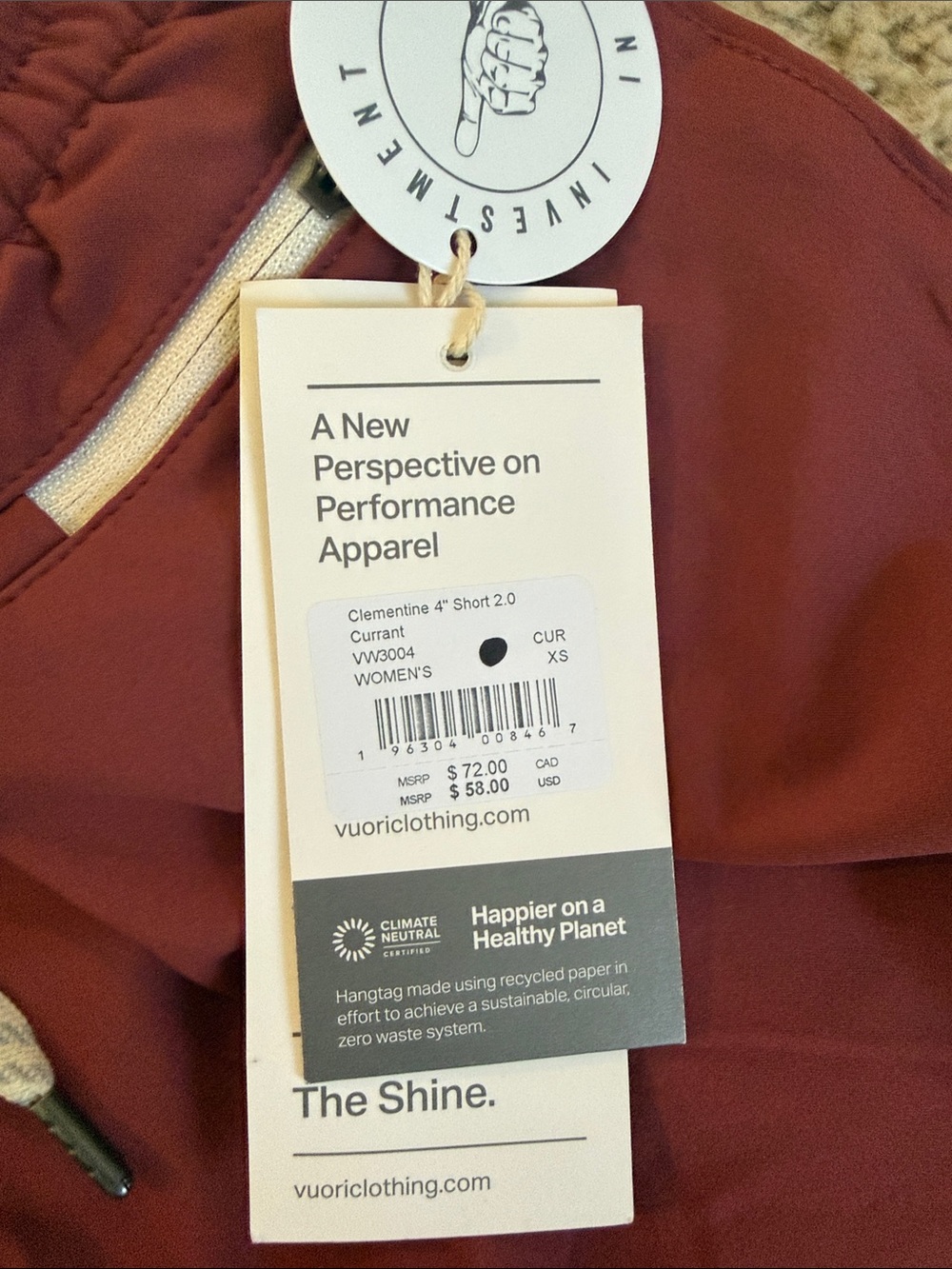 Vuori Clementine Shorts - Picture 2 of 3